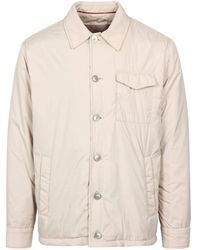 Herno - Jassen ,Suède Gevoerde Jas Met Suède-Effect - Lyst