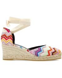 Missoni - Zig-Zag Keilabsatz-Espadrilles - Lyst