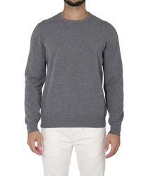La Fileria - Truien & Vesten ,Grijs ,Polyester Stijlvolle Sweatshirts & Hoodies Collectie - Lyst