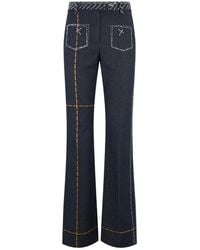Moschino - Wide Trousers - Lyst