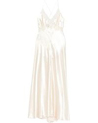 Alberta Ferretti - Lace Straps Dress - Lyst