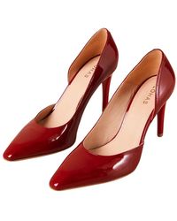 Alohas - Amelia onix zapatos de tacón de cuero rojo - Lyst