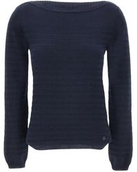 Woolrich - Blaue pullover für männer - Lyst