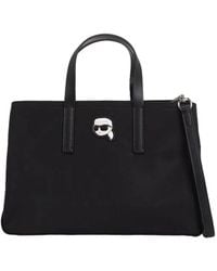 Karl Lagerfeld - Schwarze synthetische handtasche - Lyst