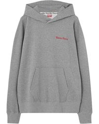 KENZO - Hoodies & Sweatvesten ,Grijs ,Katoen Urban Oversize Hoodie - Lyst