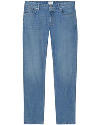 Closed - Jeans ,Blauw ,Leer Slim Jeans - Lyst