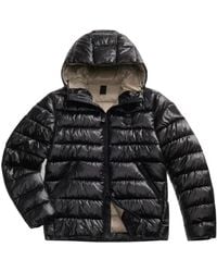 Blauer - Jassen ,Zwart ,Leer Adams Puffer Jacket - Lyst