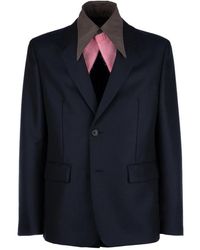 Prada - Kostuums ,Blauw ,Formal Blazers - Lyst