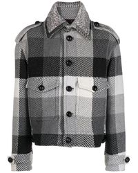 Etro - Giacca in misto lana a quadri - Lyst
