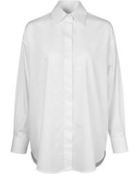 Dondup - Overhemden ,Wit ,Katoen Shirt - Lyst