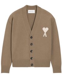 Ami Paris - Truien & Vesten ,Katoen Quota Cardigan - Lyst