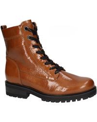 Gabor - Schoenen ,Bruin ,Leer 52.765.83 Veterlaarsjes - Lyst