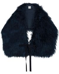 Stella Jean - Faux-Fur Stropdas Sjaal - Lyst