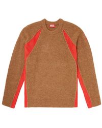 DIESEL - Truien & Vesten ,Bruin ,Nylon K-Lollo Knit - Lyst