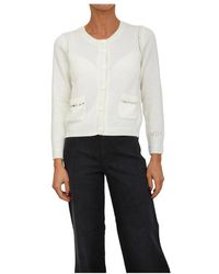 Nenette - Cardigan C/Ricamo - Lyst