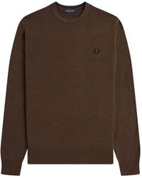 Fred Perry - Knitwear > round-neck knitwear - Lyst