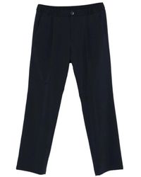 Herno - Broeken ,Blauw ,Nylon Nylon Jersey Broek - Lyst