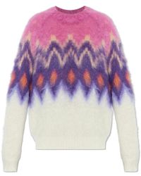 Isabel Marant - Truien & Vesten ,Roze ,Wol Ambre Sweater - Lyst