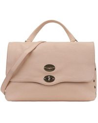 Zanellato - Leder umhängetasche mit silberdetails - Lyst