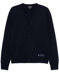 A.P.C. - Kenny Cardigan - Lyst