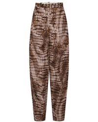Elisabetta Franchi - Tapered Trousers - Lyst