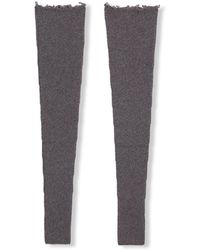 Cortana - Accessoires ,Grijs ,Wol Lange Armwarmers Van Wol En Kasjmier - Lyst