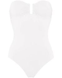 Eres - Badmode ,Wit ,Cassiopee Bustier Badpak - Lyst
