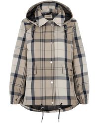 Barbour - Ballina Check Showerproof Jacket - Lyst