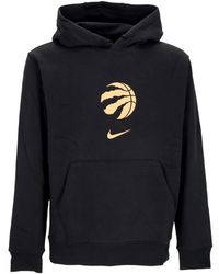 Nike - Herenhoodie Nba City Edition Club Fleecehoodie Torrap Zwart - Lyst