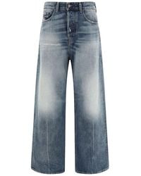 DIESEL - Wide Jeans - Lyst