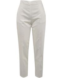 Douuod Woman - Slim-Fit Trousers - Lyst