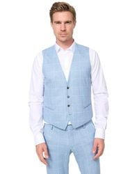 Zuitable - Kostuums ,Blauw -Gilet - Lyst
