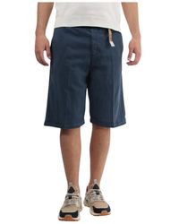 White Sand - Blaue bermuda-shorts regular fit - Lyst