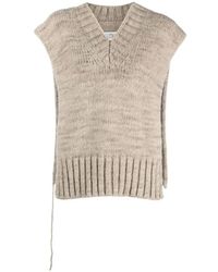 Maison Margiela - V-Neck Knitwear - Lyst