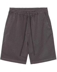 Carhartt - Graue Stretch-Twill Floyde Shorts - Lyst
