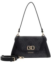 Guess - Karnilla Logo Flap Schoudertas - Lyst