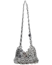 Rabanne - Iconic 1969 silber nano tasche - Lyst