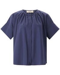 Weekend by Maxmara - Geprinte Katoenpoplin Blouse - Lyst