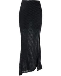 Charo Ruiz - Schwarzer Langer Rock Eris - Lyst