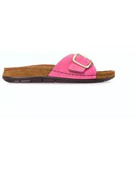 Rohde - Schoenen ,Roze ,Roze Leren Sandaal Voor De Zomer - Lyst