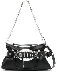 DSquared² - Schwarze umhängetasche mit abnehmbaren riemen - Lyst