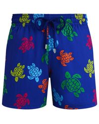 Vilebrequin - Stretch Short Swim Shorts Ronde Des Tortues - Lyst