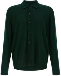 Roberto Collina - Merino Wool Cardigan - Lyst