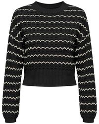 ONLY - Round-Neck Knitwear - Lyst