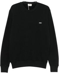 Autry - Hoodies & Sweatvesten ,Zwart ,Katoen Sweatshirt Met Geborduurd Logo - Lyst