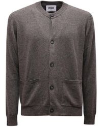 Alpha Studio - Cardigan Basic Aus Kaschmir - Lyst
