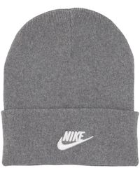 Nike - Carbon heather beanie mütze - Lyst