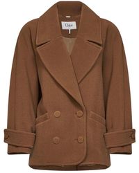 Chloé - Double-Breasted Coats - Lyst
