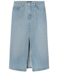 A.P.C. - Rokken ,Blauw ,Denim Georgia Rok - Lyst