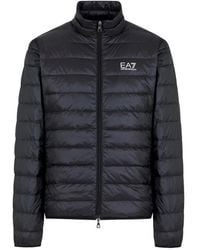 EA7 - Jassen ,Zwart ,Lichtgewicht Donsjack - Lyst